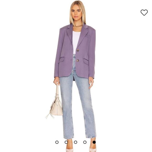 NWT SNDYS x Revolve Axel Blazer Blue Lavender XS - Picture 16 of 16